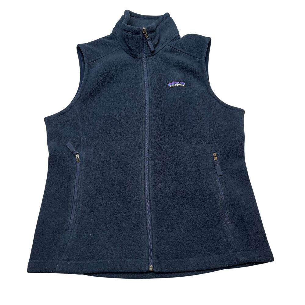 Patagonia Classic Synchilla Fleece Full Zip Vest Women's Small Granola